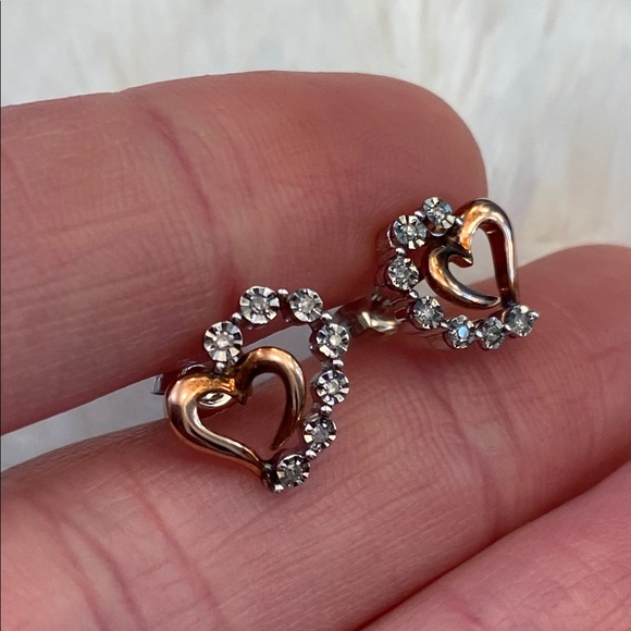 Heart Diamond Earrings - Picture 5 of 5